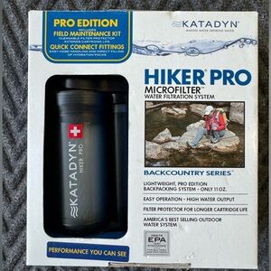 Katadyn Hiker Pro Micro Filter. Never opened. Water filter.